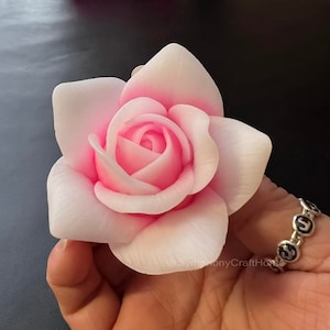 3D rose mold, rose soap mold, 3D flower mold, rose silicone mold, valentines rose mold, 3d silicone mold, resin mold ship from USA