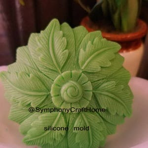 big leaf silicone mold, #flower leaf mold, soap silicone mold, resin mold, polymer clay mold, candle mold, #Christmas mold ship from U.S.A