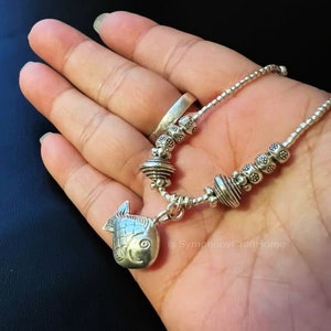 fish bell silver bracelet silver. sterling silver bracelet charms. charms silver bracelet gift for her
