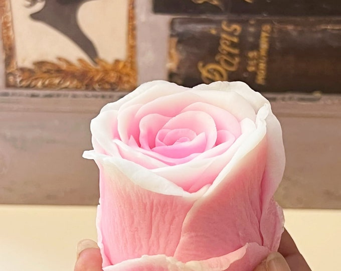 large rosebud soap mold. big 3D rose silicone mold, rose craft soap mold. resin silicone mold. flower rose silicone mold, favor rose mold