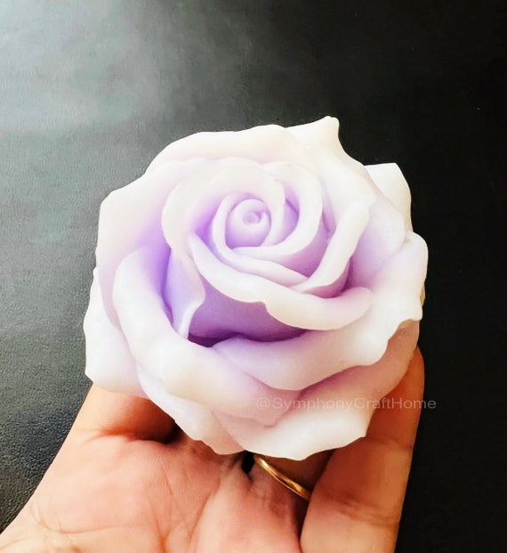 3D Rose Soap Mold. Large Rose Soap Silicone Mold. 3D Flower Mold. Rose Soap  Mold. Craft Rose Mold 