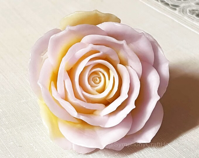 Large rose soap mold, 3D rose soap mold. handmade soap mold, craft rose mold.  3d flower soap mold