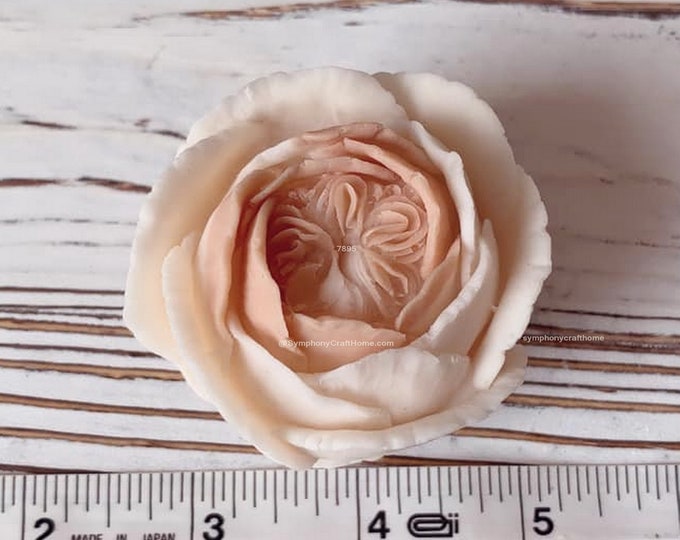 3D Rose mold, 3D rose mold, 3ก rose soap mold, rose candle mold, 3d peony mold, flower silicone mold, soap mold, #3D Rose wax tart mold
