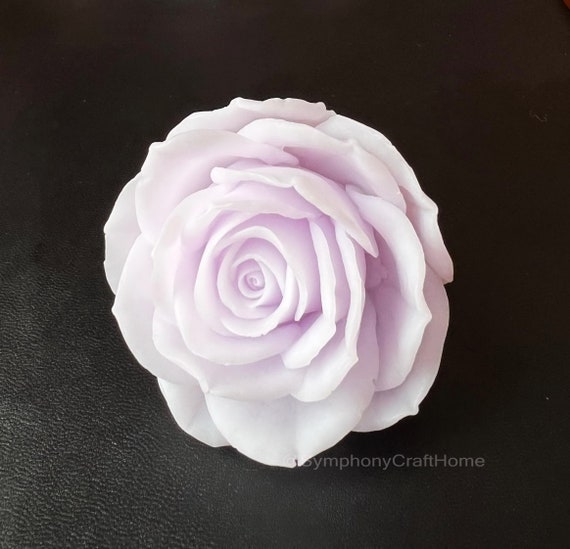 3D rose soap mold, Large rose mold, 3D flower mold, Large rose