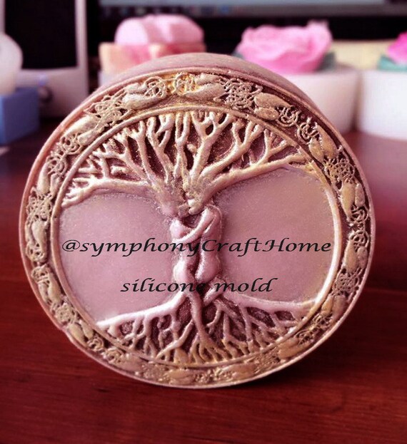 Tree of life mold silicone soap mold Tree of life silicone Etsy
