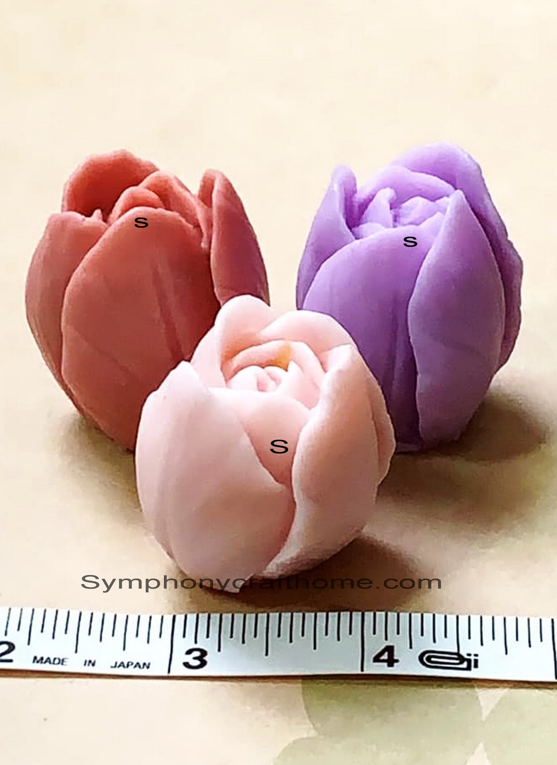 3D tulip silicone mold tulip flower mold soap mold candle Etsy
