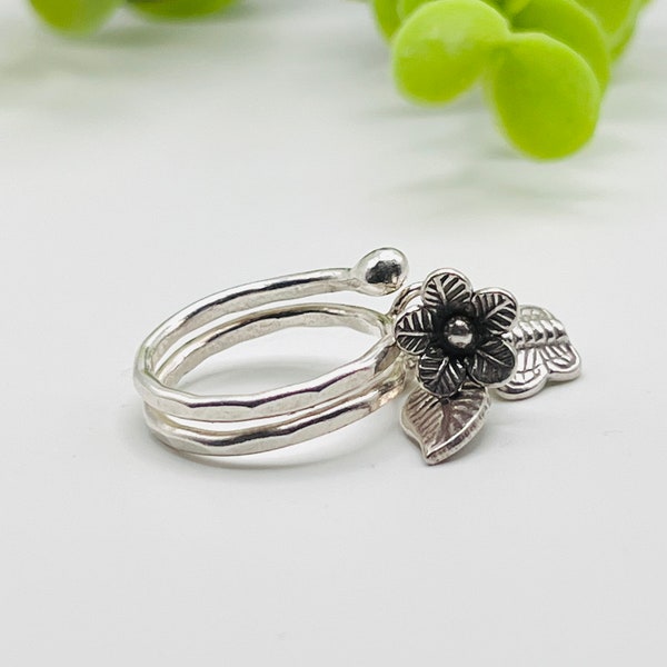 Dangle Charm Ring - Etsy