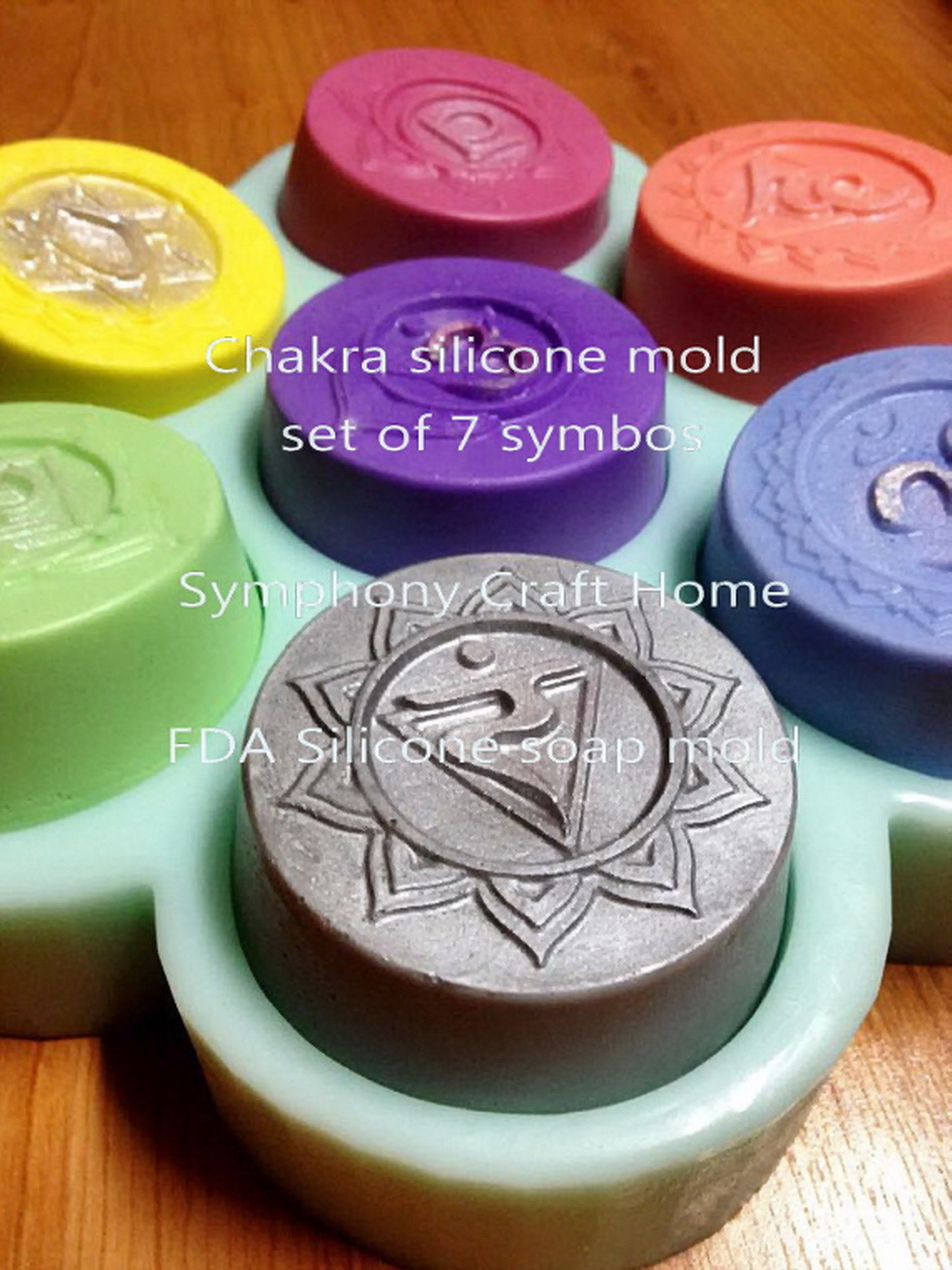 Chakra silicone mold, #chakra molds, silicone mold, soap mold, Yoga m…