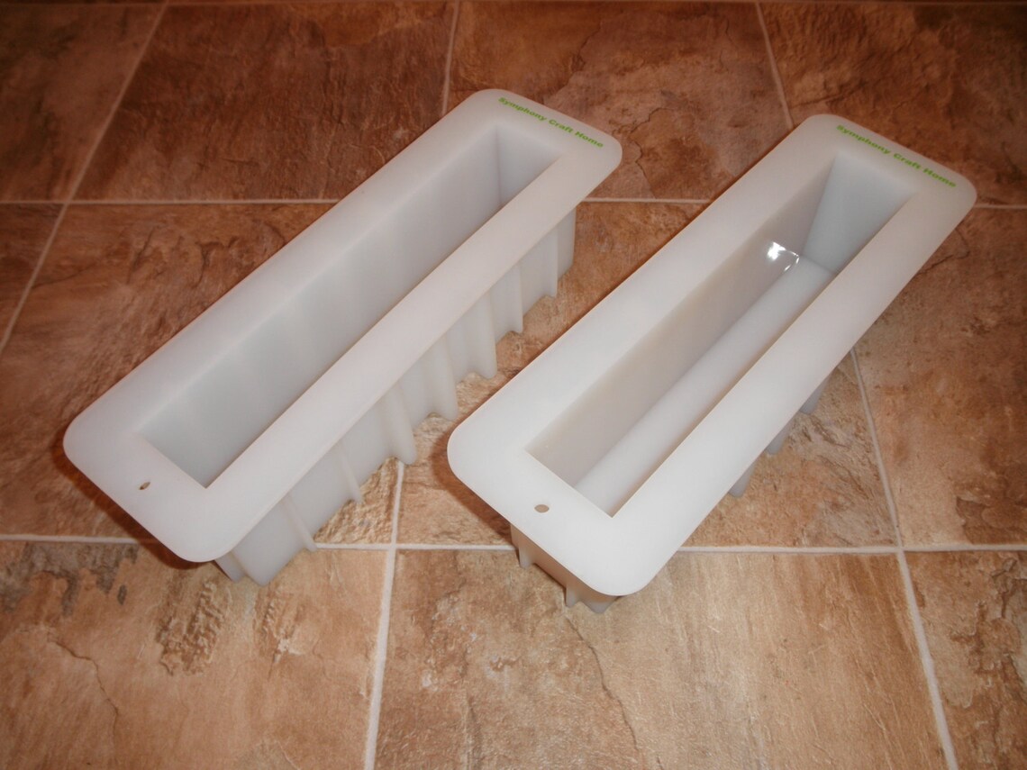 2 Tall and Skinny Silicone Molds loaf Mold Soap Mold 23 Lb Etsy