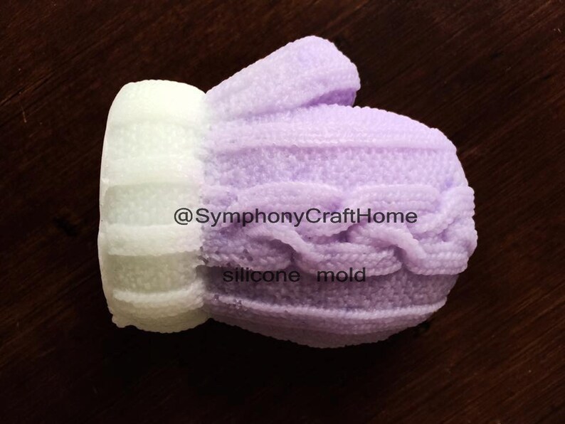 Knitted Glove Mold christmas Mold Silicone Soap Mold Glove Etsy