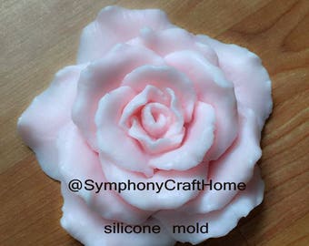 3D rose mold, blooming rose mold, silicone rose mold,#rosemold, silicone soap mold, wax mold, candle mold, polymer clay mold, resin mold