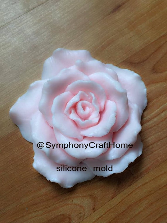 3D Rose Mold, Blooming Rose Mold, Silicone Rose Mold,rosemold, Silicone  Soap Mold, Wax Mold, Candle Mold, Polymer Clay Mold, Resin Mold 