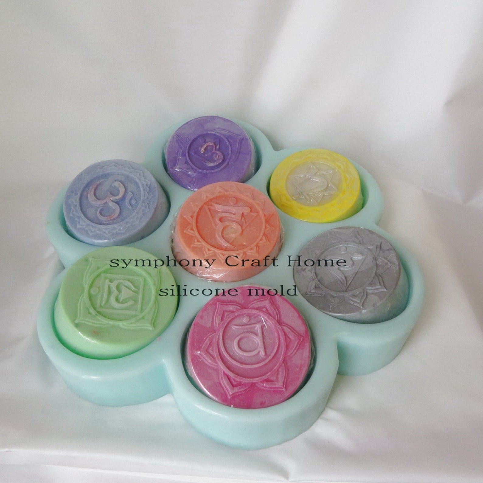 Mold Symbols silicone mold soap mold Yoga mold Chakra Etsy