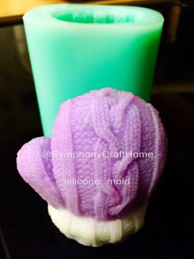 Knitted Glove Mold christmas Mold Silicone Soap Mold Glove Etsy