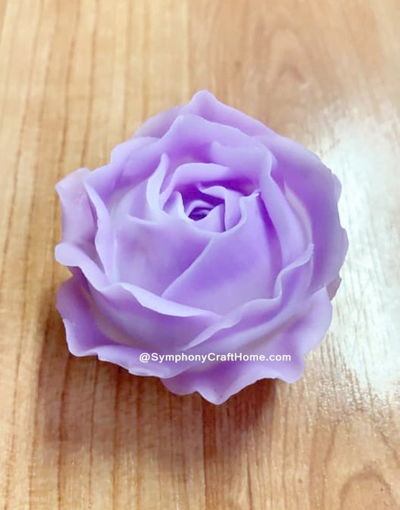 Rose Mold Flower Silicone Mold Flower Soap Mold Melt and Pour Soap Molds  Rose Soap Favors Cold Process Soap Rose Molds Silicone Candle Molds 