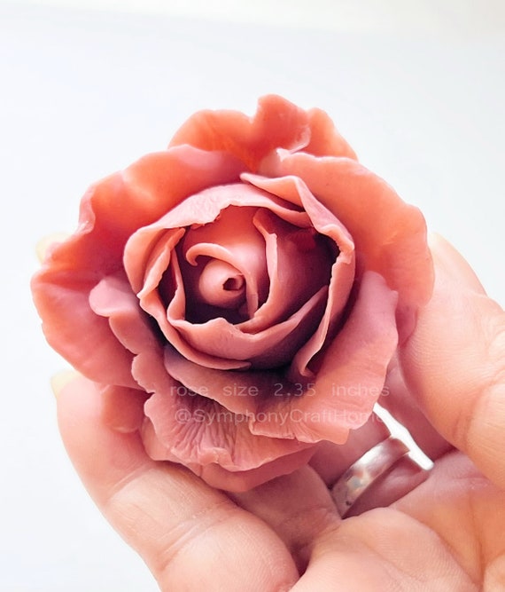 3D Rose Soap Mold Rose Mold 3D Flower Mold Resin Rose 