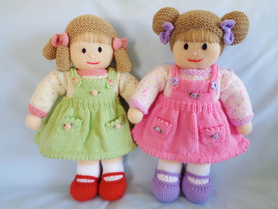 Doll Knitting Pattern: Veronica 3, 17-inch Doll With Clothes