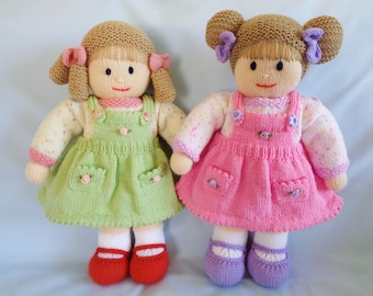 Doll knitting Pattern: Veronica 3, 17-inch Doll with Clothes (Digital Download) English Language Pattern