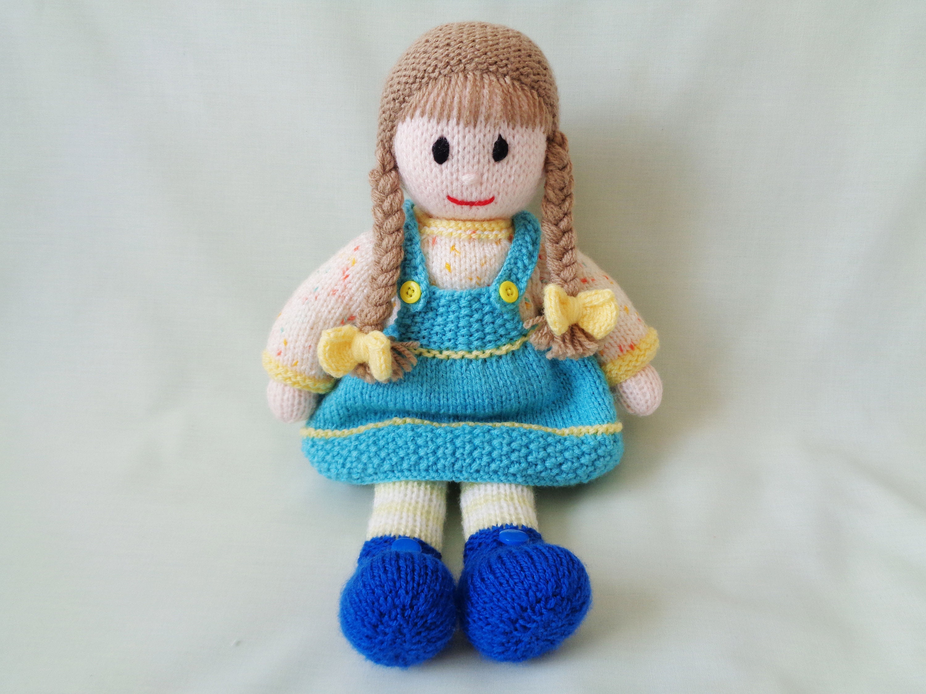 hand knitted rag doll