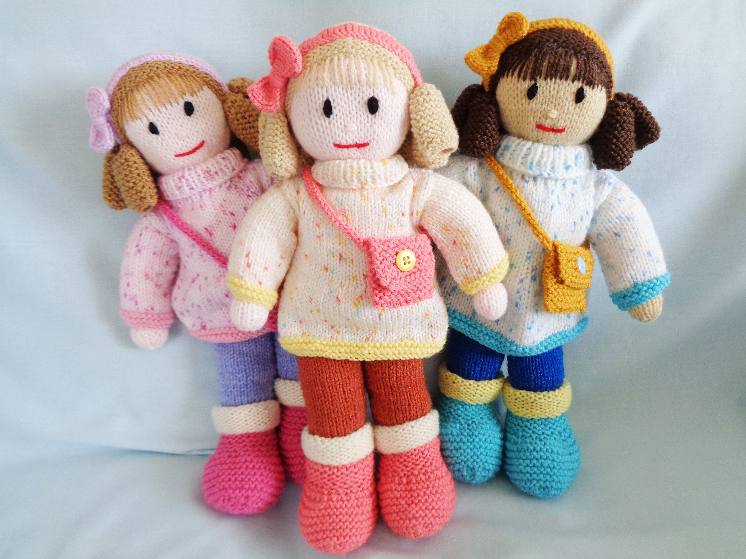 Buy Doll Knitting Pattern Instant Digital Download Doll Making
