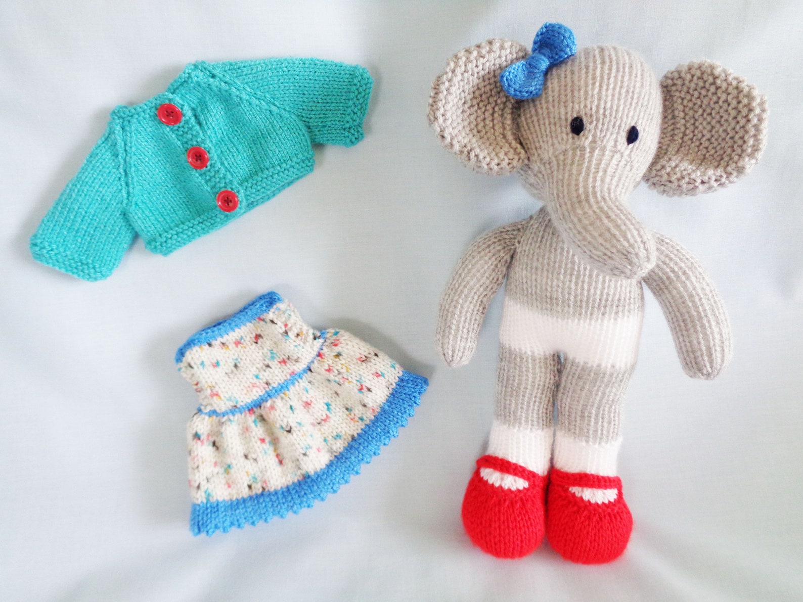 Elephant Knitting Pattern Instant Digital Download Knitted - Etsy
