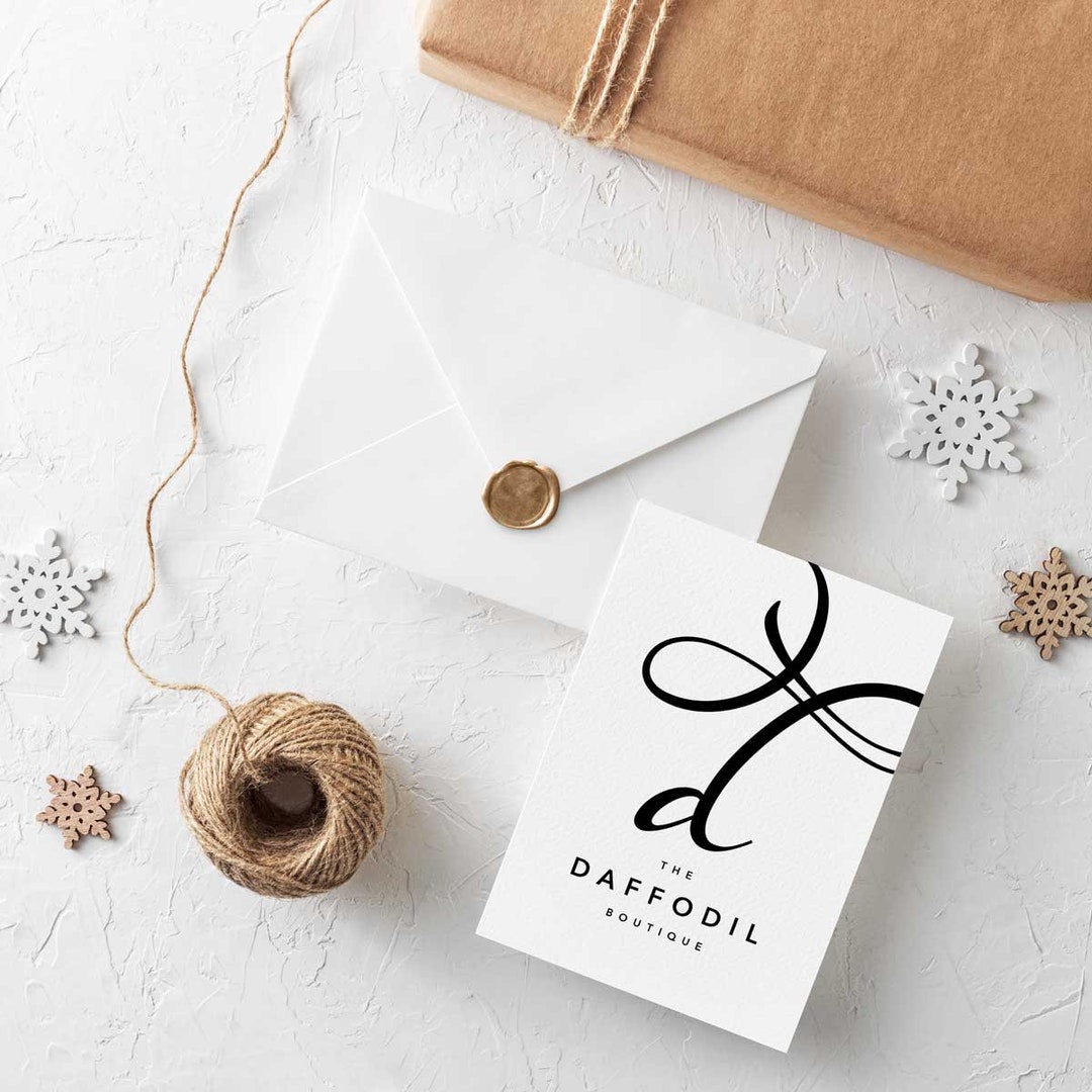 The Daffodil Boutique Collection Invite or Note Postcard Etsy