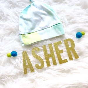 Newborn Photography |Baby Shower Mermaid Baby Personalized Bassinet Banner Felt Balls Gender Reveal Pregnancy Baby Announcement