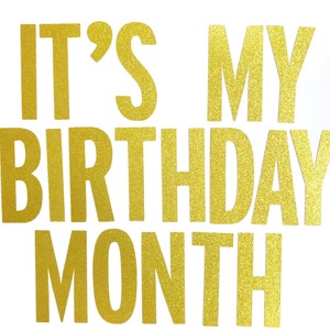 Joyeux Anniversaire D Or Paillettes Banniere Golden Etsy