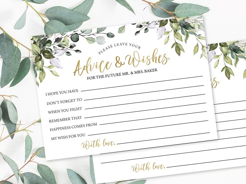 Digital Eucalyptus Wedding Bridal Shower Games Instant Etsy