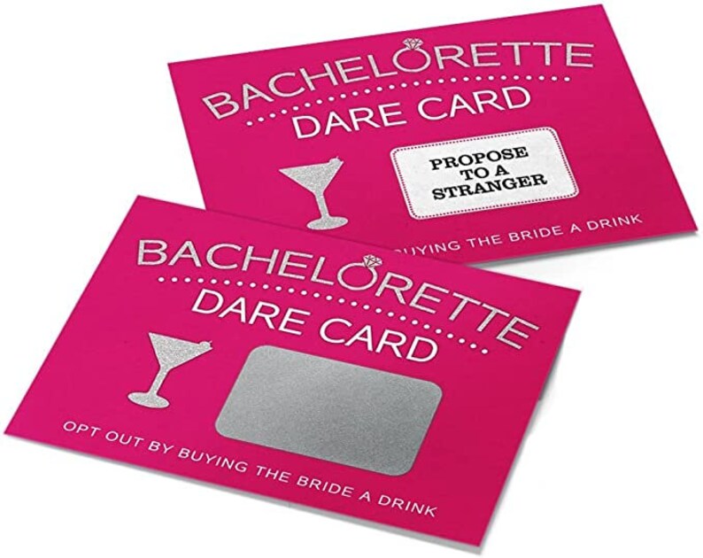 Dare Cards Jeu à boire EVJF pour soirée entre filles, lot de 20 image 6