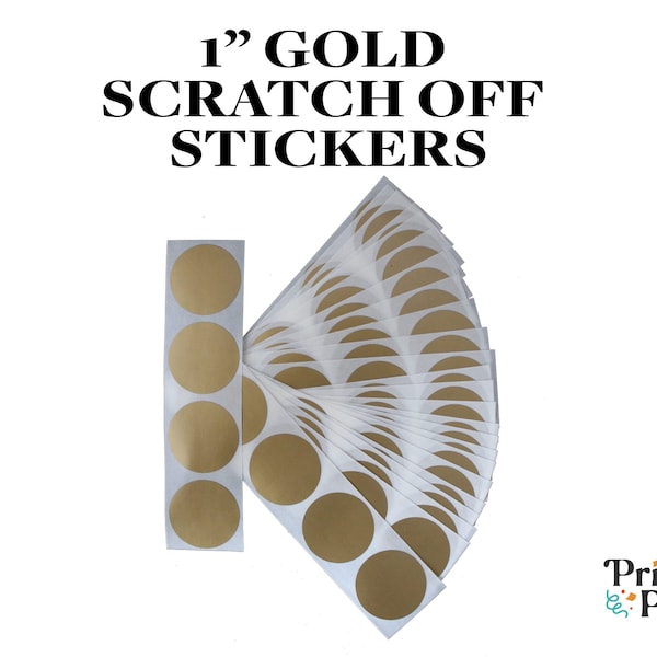 Scratch off Stickers Etsy