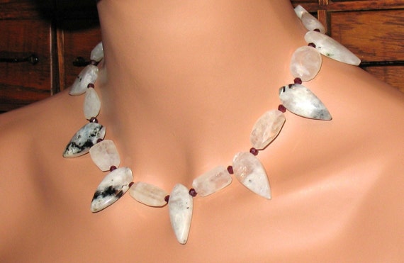 Vintage Moonstones, 90s Artisan-Made Moonstone an… - image 1