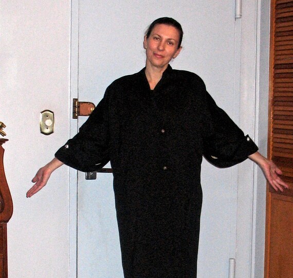 1930s Coat with Lovely Details, 30s Full-Length Co