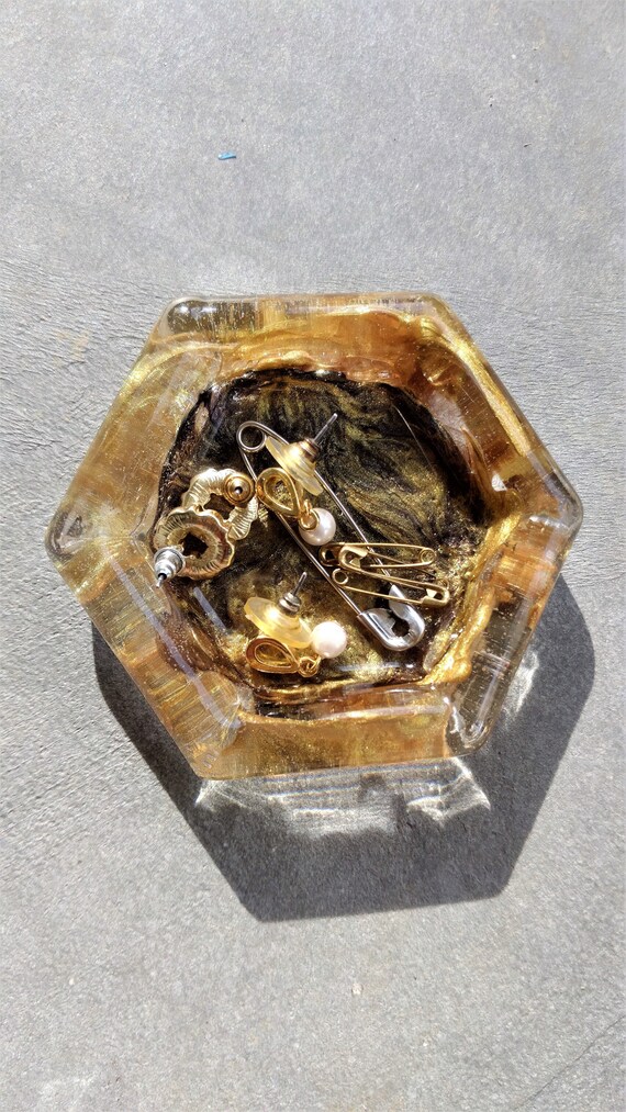 Harry Potter Ring Dish Gold Ring Dish Trinket Dish Resin