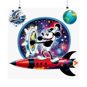 Stampa artistica di Steamboat Willie
