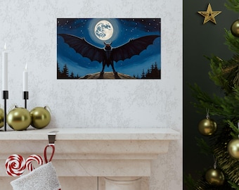 Night Of The Mothman Art Print