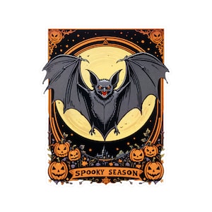 Spooky Bat Vinyl Decal