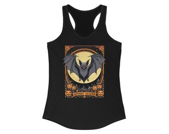 Spooky Bat Women's Ideal Racerback Tank
