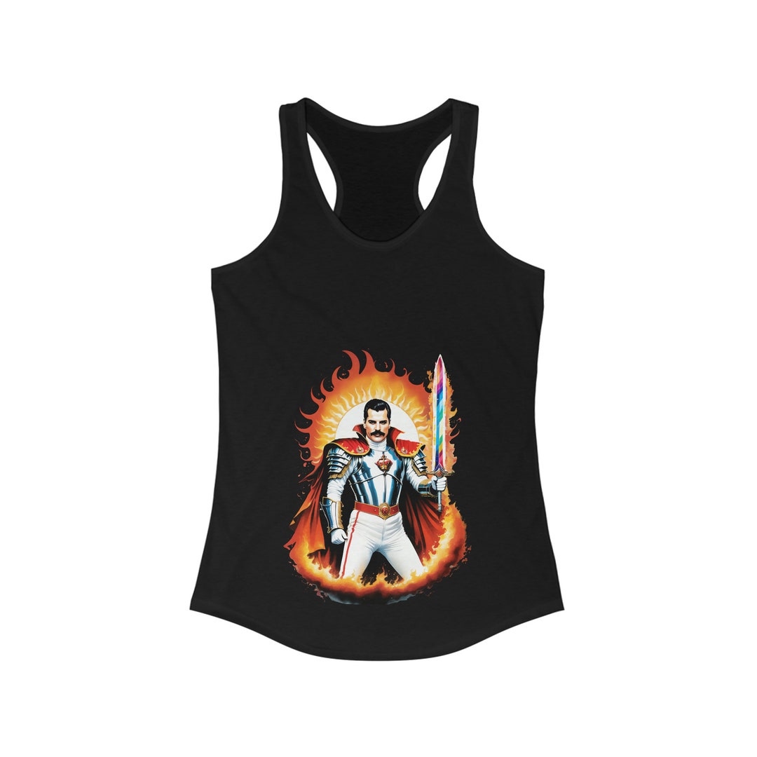 Freddie Mercury the Fahrenheit Knight Women's Racerback Etsy