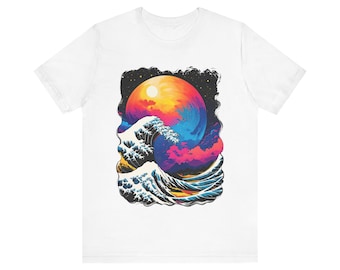 A Wave Between Worlds Unisex Jersey Short Sleeve Tee Shirt