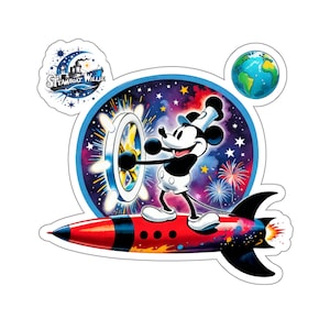 Steamboat Willie Sticker