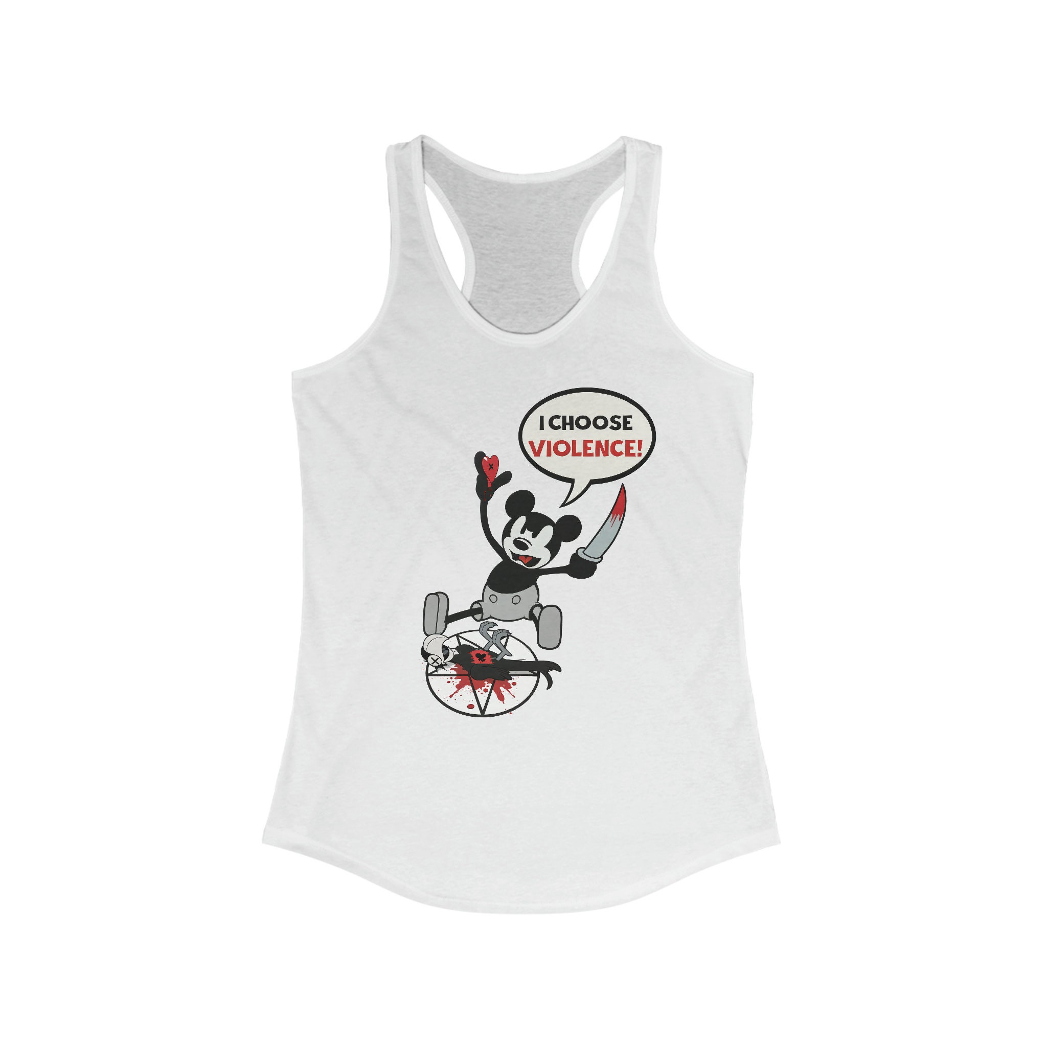 トップス vintage mickey satan design track jersey Satanic Mickey Tee - Etsy