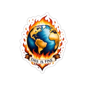 This Is Fine Sticker