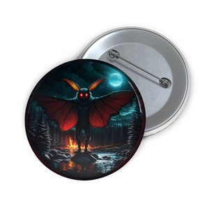 Mothman Full Moon Frenzy Pin