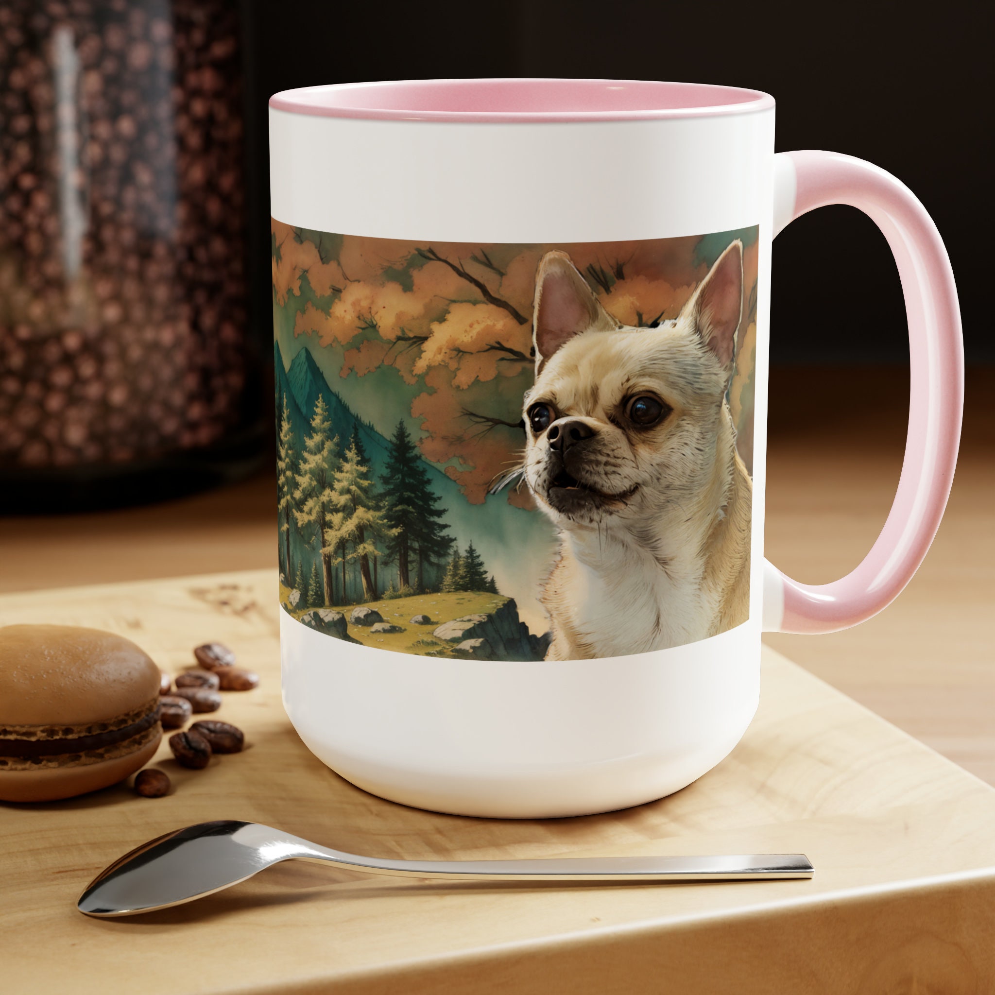 Chihuahua Paradise Two-tone Coffee Mugs, 15oz - Etsy