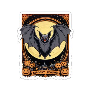 Gruseliger Fledermaus Sticker