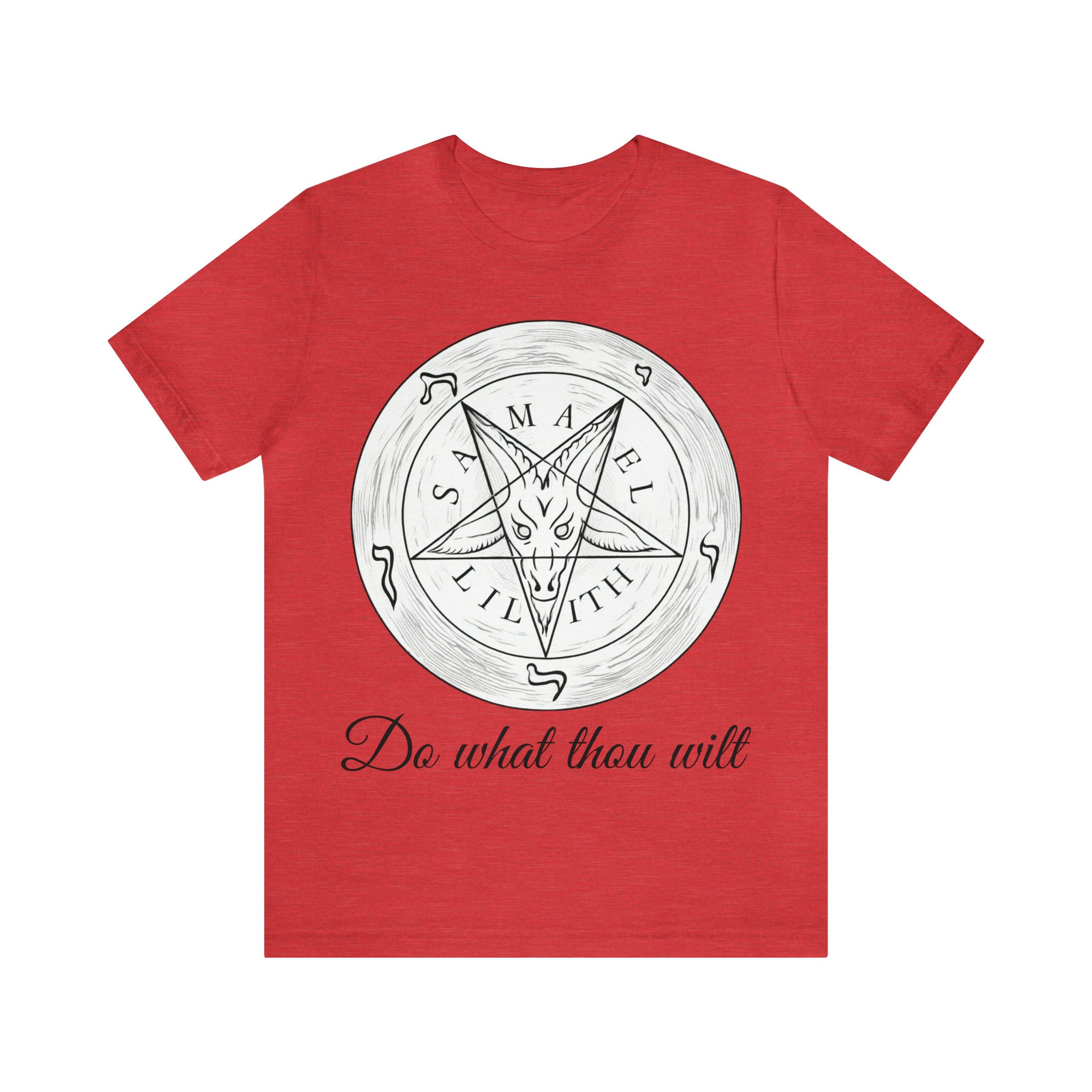 t-shirt S - XXXXL Baphomet Leviathan Teufel Satan Black