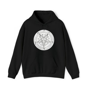 Satanic Seal of Baphomet Hooded Sweatshirt