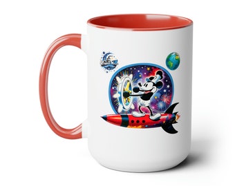 Steamboat Willie Coffee Mug, 15oz