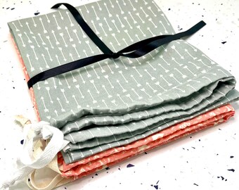 Drawstring Travel Bag: Reusable Shoe Protector, 17.5” x 14.5”